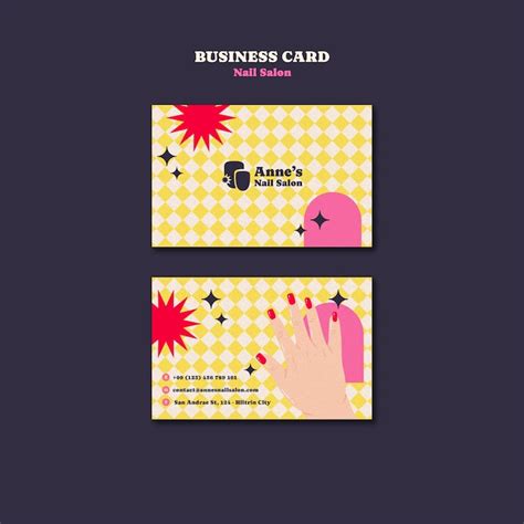 Nails card PSD, High Quality Free PSD Templates for Download | Freepik