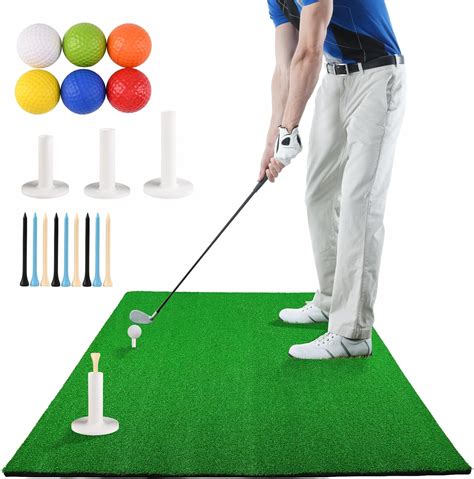 Amazon.com : Hnoxlehnb Non-Slip Golf Training Mat, Golf Hitting Mat ...