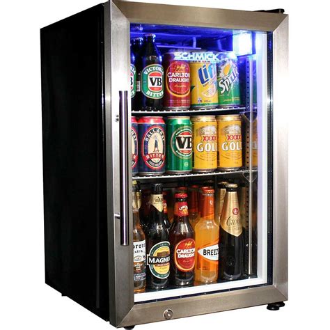 Glass Door Refrigerator For Home Bar - Glass Designs