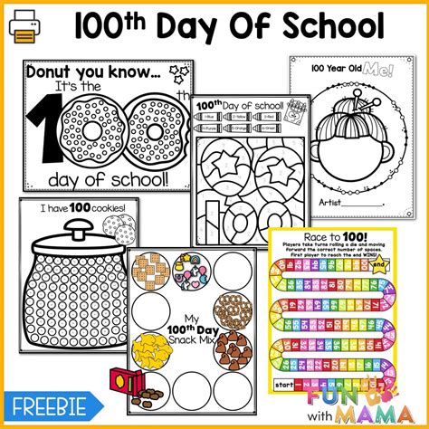 100th Day Of School Ideas + Activities - Fun with Mama - Worksheets Library