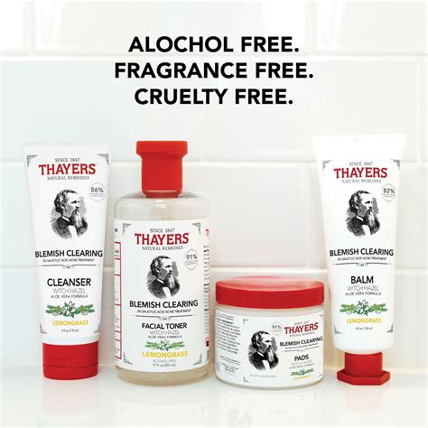 Buy Thayers Blemish Clearing Salicylic Acid and Witch Hazel Acne Pads ...