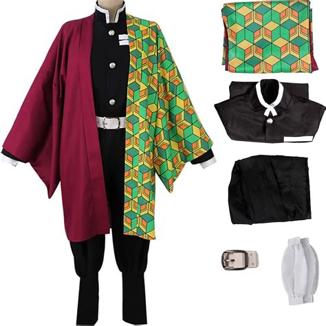 Buy Cloak Kamado Tanjirou Tomioka Giyuu Kochou Shinobu Kimono Outfit ...