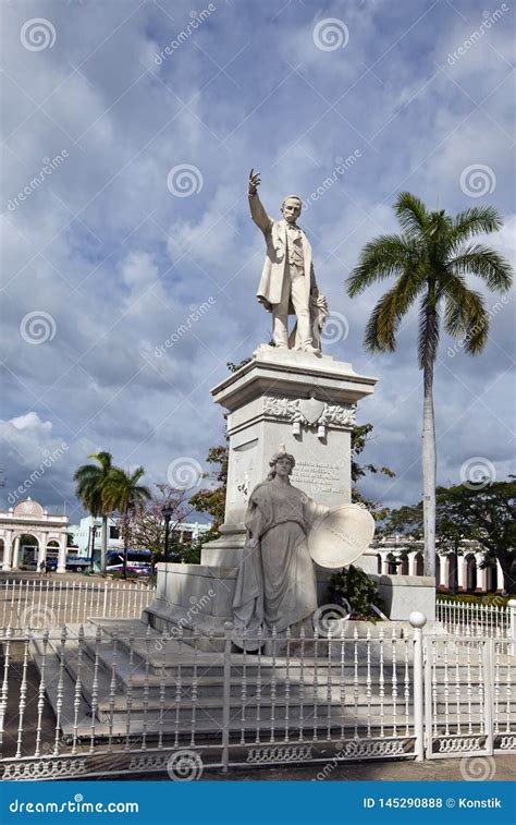 Statue of Jose Marti in in Jose Marti Park. Cuba Editorial Stock Photo ...