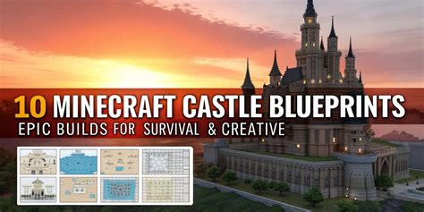 10 Minecraft Castle Blueprints: Epic Builds for Survival & Creative