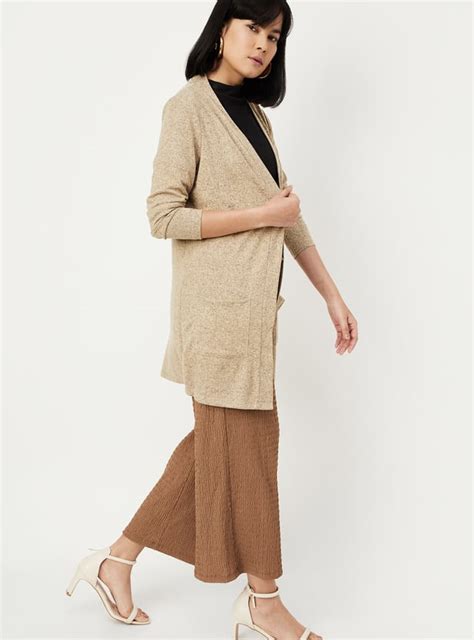 Buy Women Solid Open-Front Shrug Online at just Rs. 999.0 ...