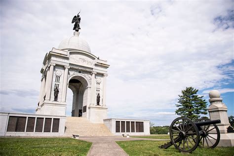 Civil War Monuments At Gettysburg