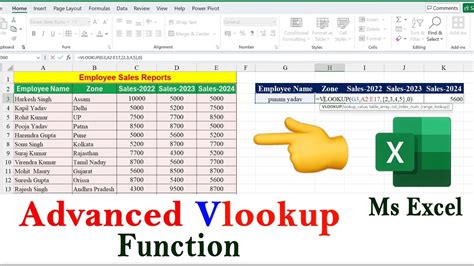 Image result for Advanced VLOOKUP Formula in Excel