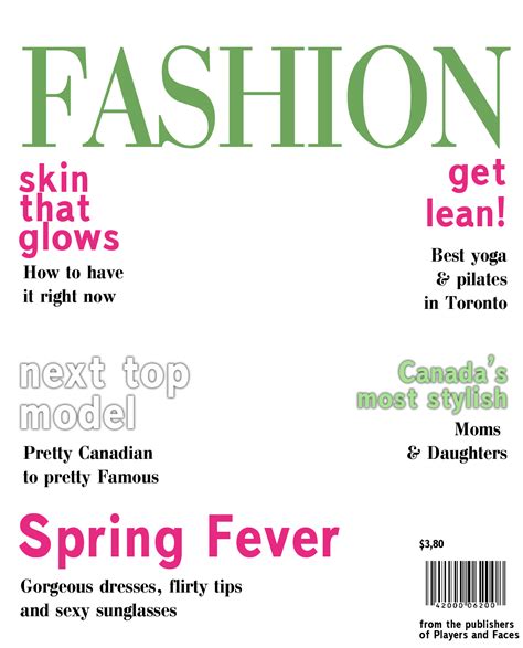 magazine cover overlay