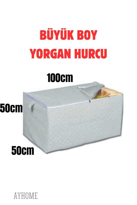 AYHOME Gri Renk Hurç Büyük Boy Yorgan Döşek Yastık Battaniye Elbise ...