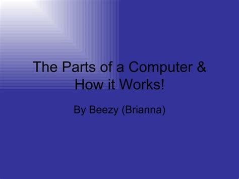 Image result for Computer Basics Presentation Cover