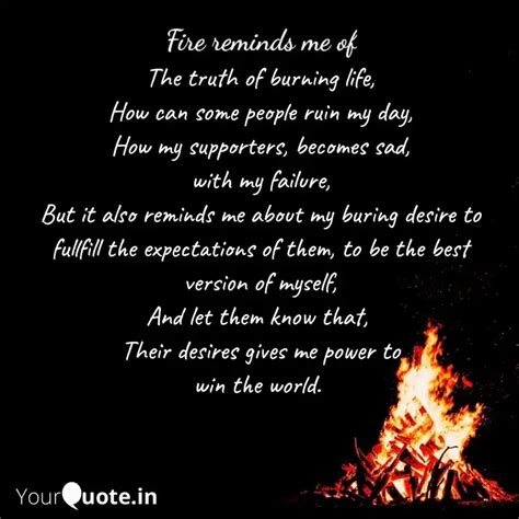 The truth of burning life... | Quotes & Writings by Yash Narang | YourQuote