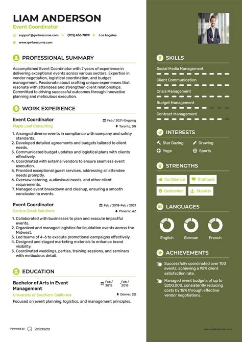 10+ Event Coordinator Resume Samples & Templates for 2025