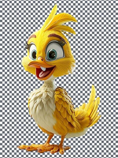 Magnificent tweety bird isolated on white background | Premium AI ...