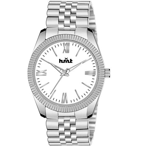 Buy HMXT 90 Sensational Silver Series Silver Men's Analog Watch at ...