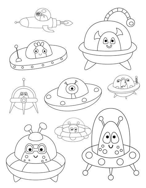 Image result for Alien Coloring Pages