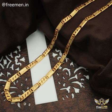 Freemen Glamorous Parallel OBO Golden Nawabi Biscuit Chain - FMC28 ...