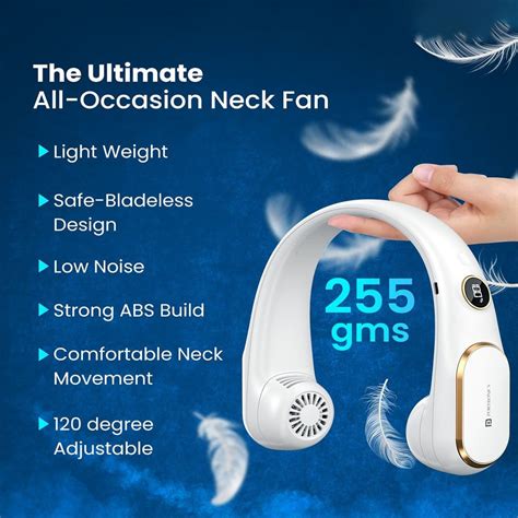 Portronics GoBreeze Portable Fan (White) : 1 unit – Prithvi Enterprises