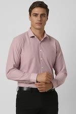 Buy Men Pink Slim Fit Solid Full Sleeves Formal Shirt Online - 39833227 ...