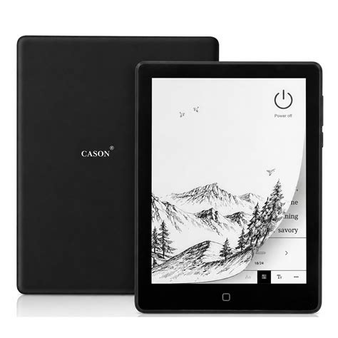 Cason E8- E-Reader Tablet with Black E-Ink Display –6 inch Portable Gl ...
