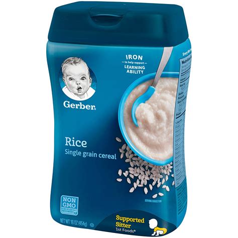 Gerber Rice Cereal Single Grain 8 oz – Global Food