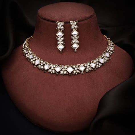 Necklace Set Below 500 - Buy Necklace Set Below 500 online at Best ...