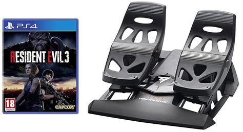 Buy Resident Evil 3 Remake (PS4)+Thrustmaster TFRP Rudder/Pedals ...