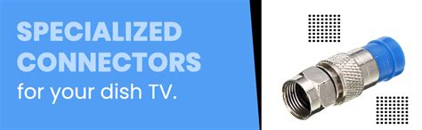 PagKis Professional Grade Long Life F Connectors for Cable and Dish TV ...