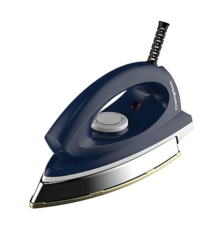 Buy Crompton Rhino Plus 1250 Watt Blue Heavy weight Dry Iron with ...