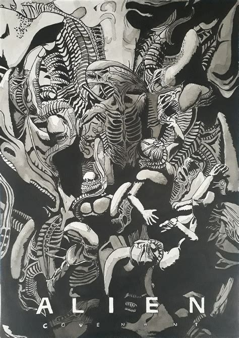 Image result for Alien Covenant Illustrated Poster