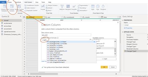 Solved: DAX Not able to use LEFT, RIGHT or LEN function i ...