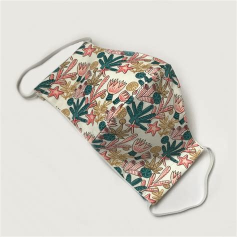 Image result for Coral Pattern Mask