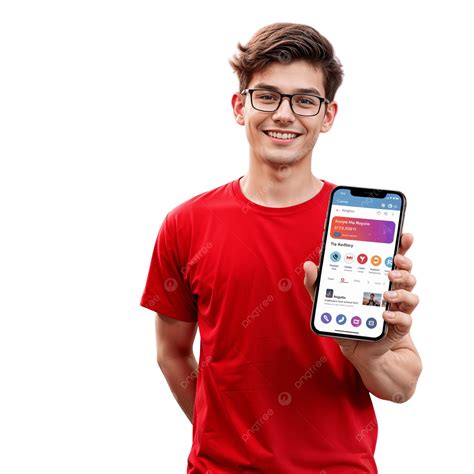 A Smilling Young Man In Red Shirt, Man In Red Shirt, Smiling Man ...