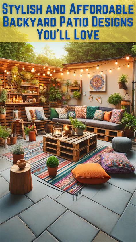 Stylish and Affordable Backyard Patio Designs You’ll Love ...