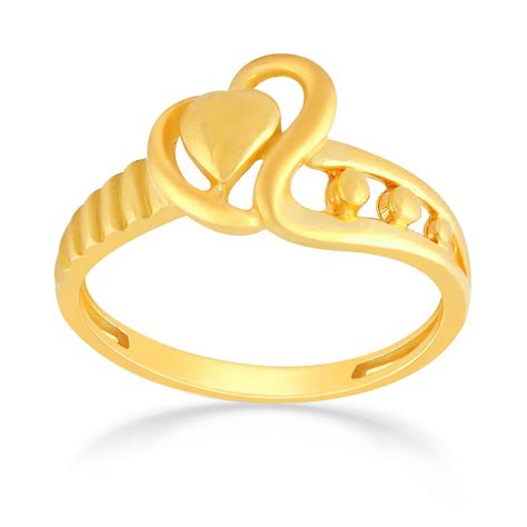 Malabar Gold & Diamonds Gold Ring for Women 22 K | Gold Ring for Women ...