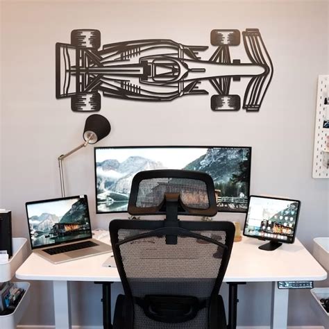 North Kaiser Formula 1 Metal Wall Art F1 Race Car | Desertcart INDIA