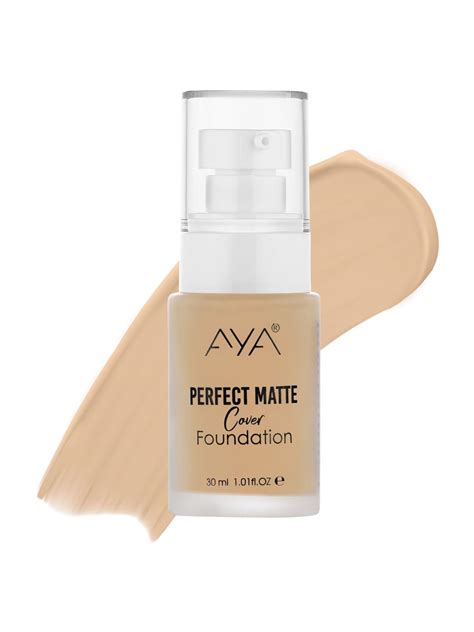 Buy AYA Perfect Matte Cover Liquid Foundation for All Skin Types ...