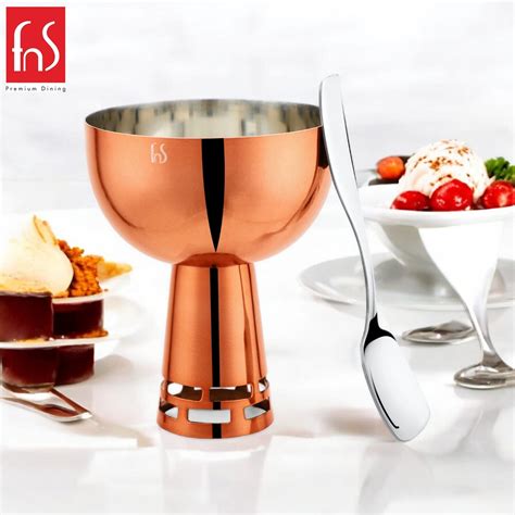 Rose Gold Basil Stainless Steel Dinner Set | FnS