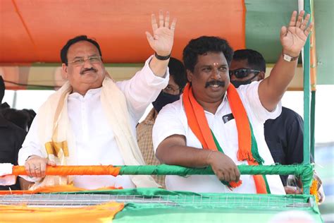 BJP National President Shri J.P. Nadda ji's road show in Attingal ...