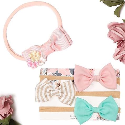 SNOWIE SOFT Hair Bands for Baby Girls Cotton Headbands Turban Knotted ...