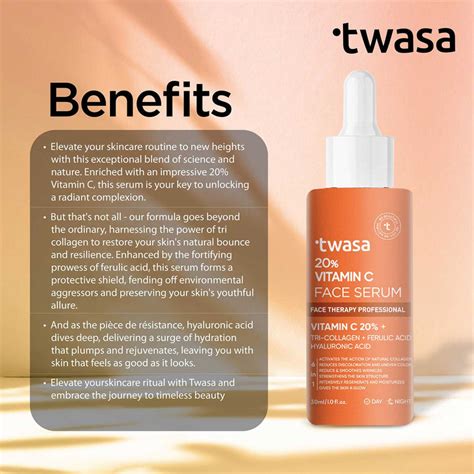 Buy Vitamin C Serum for Face Online at Best Price in India – Twasa ...