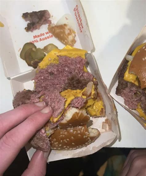 McDonald’s customer claims he was served uncooked meat inside Quarter ...