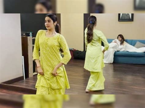 Watch: Janhvi Kapoor shares her dance rehearsal video featuring sister ...