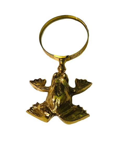 Antique Shiny Brass Magnifying Glass Handheld Magnifying Glass Lens ...