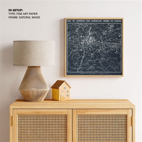 Map of Zeppelin: Buy Premium Framed Old & Modern Map Art Prints Online ...