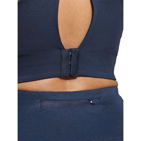 Buy Silvertraq High Impact Action Bra With Clasp Navy Online