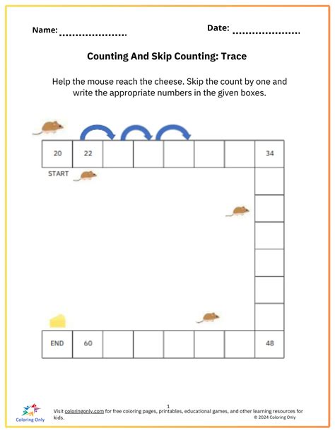 Fun Skip Counting & Tracing Worksheets for Kids!