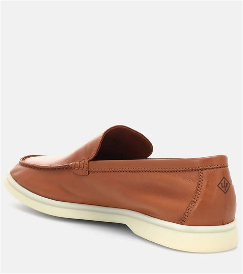 Loro Piana - Summer Walk leather loafers Loro Piana