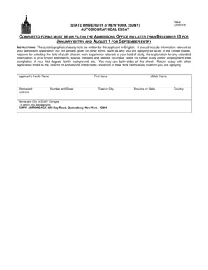 Completed Forms Must Be On File In The Admissions Office No Later Bb ...