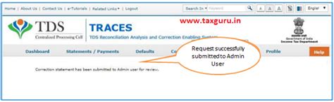 Online Correction Resolution for Overbooked TDS/TCS Challan