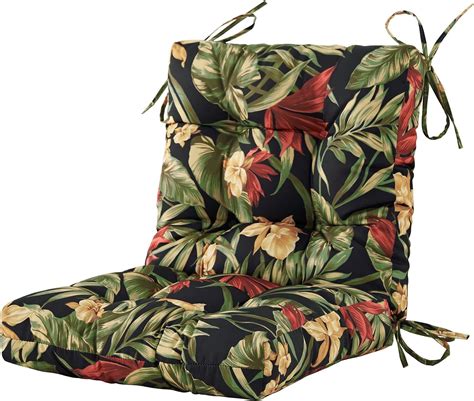 Amazon.com: ARTPLAN Patio Chair Cushions Combined Seat and Back,Tufted ...